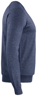 Cutter and Buck Oakville V-Neck Heren Navy Melange - TrainGolf.nl