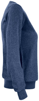 Cutter and Buck Oakville V-neck Dames Navy Melange - TrainGolf.nl