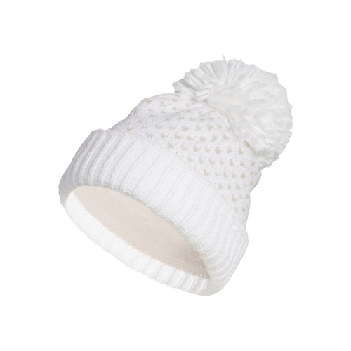 Adidas POM Beanie wit/beige