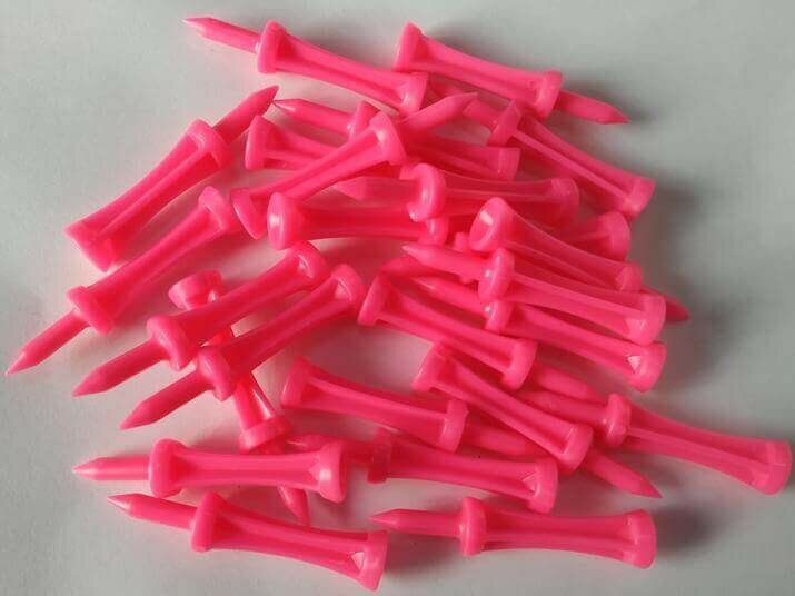 Pure Plastic Step Tees 53 mm Roze