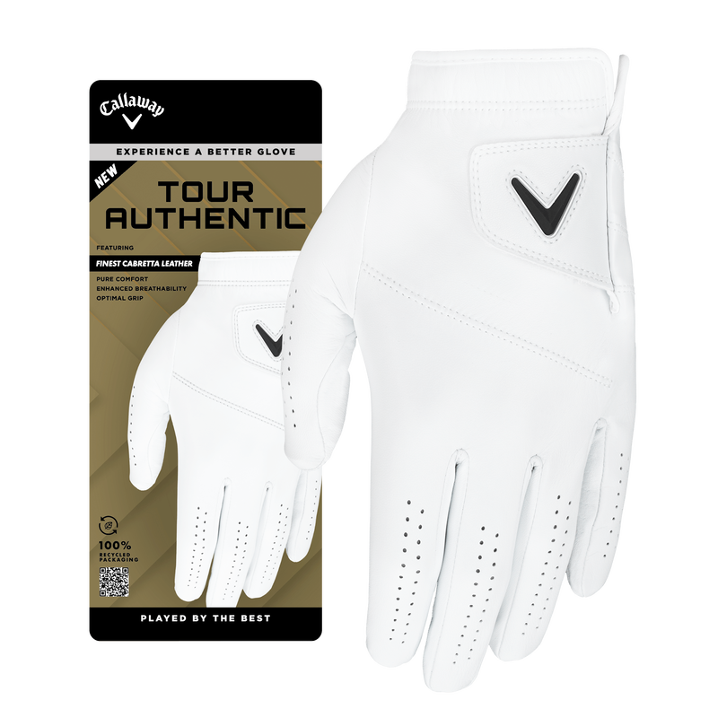 Callaway Tour Authentic Fines Cabretta Leather, voor de rechtshandige golfer.