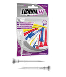 Lignum Golf Tees 53 mm 16 stuks (Wit) - TrainGolf.nl