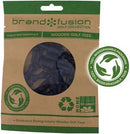 Brand fusion wooden tees blauw 37 mm