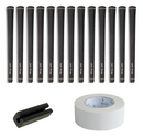 Regrip Kit - 13x Golfpride Tour Velvet grips, Griptape en Shaftklem - TrainGolf.nl
